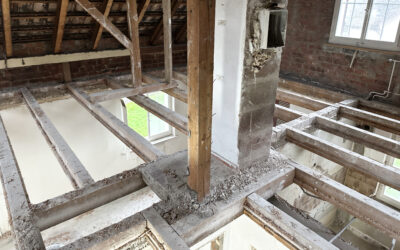 Umbauprozess eines Einfamilienhauses – Abbruch